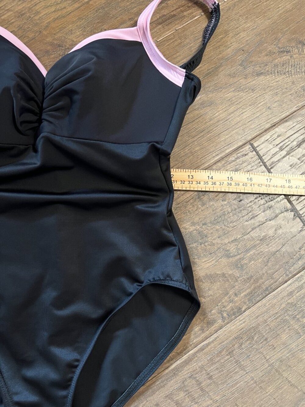 Miraclesuit One Piece Swimsuit Black With Pink Accents - Picture 14 of 16